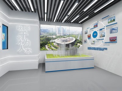 现代科技展厅3D模型下载